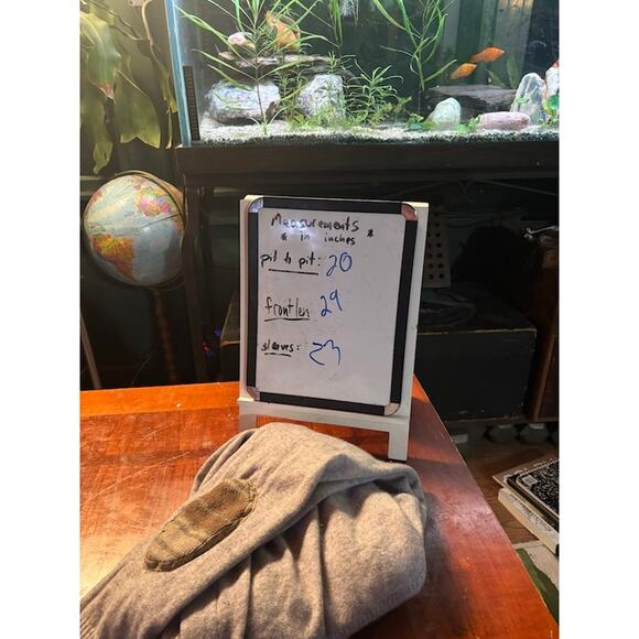 L.L. Bean Women’s cashmere cardigan M gray long line open front long sleeve - Picture 10 of 10